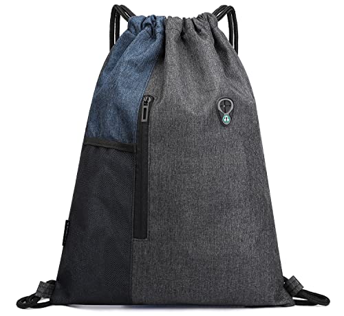 SunForMorning Drawstring Backpack String Bag Sackpack with Pockets for Gym Shopping Sports Yoga SunForMorning Drawstring Backpack String Bag Sackpack with Pockets for Gym Shopping Sports Yoga