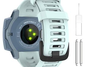 MoKo Watch Strap Compatible with Garmin Instinct Esports/Solar/Tactical/Tide Military Watch