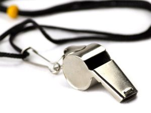 Crown Sporting Goods SCOA-001 Stainless Steel Whistle with Lanyard – Great for Coaches