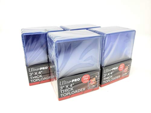 4 Ultra Pro 55pt Top Loaders - 25 Toploaders Per Pack (100 Total) - Thick Action Packed Baseball 4 Ultra Pro 55pt Top Loaders - 25 Toploaders Per Pack (100 Total) - Thick Action Packed Baseball