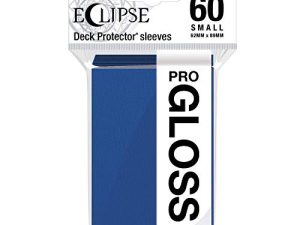 Ultra Pro - Eclipse Gloss Small Sleeves 60 Count (Pacific Blue) - Protect All Your Gaming Cards