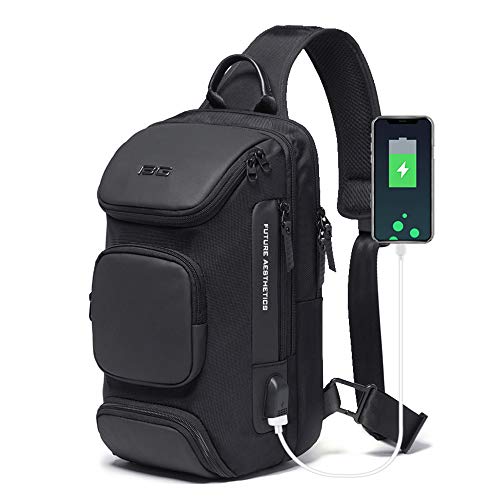 OZUKO Sling Backpack Sling Bag Crossbody Backpack Shoulder Casual Daypack Rucksack for Men OZUKO Sling Backpack Sling Bag Crossbody Backpack Shoulder Casual Daypack Rucksack for Men