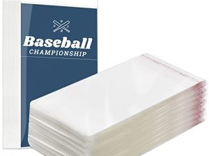 300 Pieces Resealable Graded Card Sleeves PSA Trading Card Bags Baseball Card Holders Sports Card Bags Protection Plastic Collectible Cards for Trading Sports Slabs