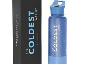 COLDEST Sports Water Bottle - 40 oz (Straw Lid)