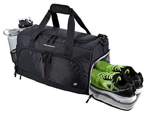 Ultimate Gym Bag 2.0: The Durable Crowdsource Designed Duffel Bag with 10 Optimal Compartments Including Water Resistant Pouch (Black Ultimate Gym Bag 2.0: The Durable Crowdsource Designed Duffel Bag with 10 Optimal Compartments Including Water Resistant Pouch (Black