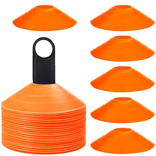 Faxco 50 Pcs Orange Mark Disks with Shelf and Net Bag Faxco 50 Pcs Orange Mark Disks with Shelf and Net Bag