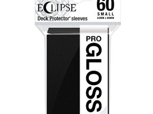 Ultra Pro E-15625 Eclipse Gloss Small Sleeves 60 Pack-Jet Black