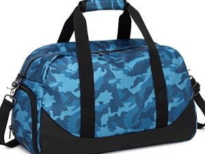 Kids Overnight Duffel Bags Boys Sport Gym Bag Gymnastics Bag with Shoe Compartment