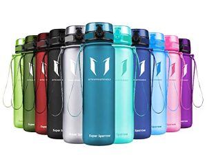 Super Sparrow Sports Water Bottle12oz&17oz&25oz&32oz&50oz Non-Toxic BPA Free & Eco-Friendly Tritan Co-Polyester Plastic - Fast Water Flow