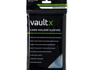 Vault X Card Holder Sleeves - Team Bags for Rigid Toploaders and Semi Rigid Card Holders (100pcs)