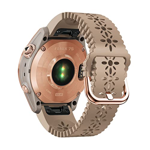 Abanen Lace Silicone Watch Bands for Garmin Fenix 7S / Fenix 6S / Fenix 5S / Instinct 2S Abanen Lace Silicone Watch Bands for Garmin Fenix 7S / Fenix 6S / Fenix 5S / Instinct 2S