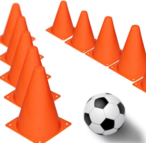 Novelty Place Multipurpose Training Cones (Set of 12) Novelty Place Multipurpose Training Cones (Set of 12)