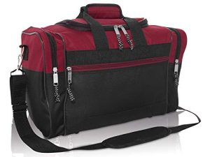 DALIX 17" Blank Duffle Bag Duffel Bag Travel Size Sports Durable Gym Bag