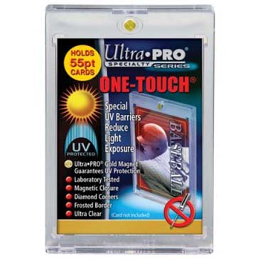 5 Ultra Pro 55pt Magnetic Card Holder One Touch Cases - Holds Thick Baseball 5 Ultra Pro 55pt Magnetic Card Holder One Touch Cases - Holds Thick Baseball