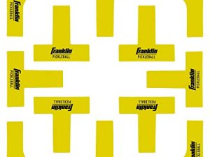 Franklin Sports Pickleball Court Marker Kit - Pickleball Court Lines Marking Set with Tape Measure - Official Size Court Throw Down Markers