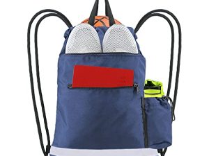 Drawstring Backpack Gym Backpack Sports Bag for Swim Women Men workout bag draw string back sack for Soccer Beach Gear