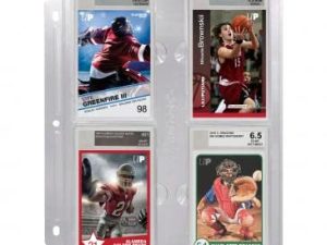 Ultra PRO - 4 Pocket Page for Graded Beckett Slabs 1ct. - Protect Your Graded Gaming Cards