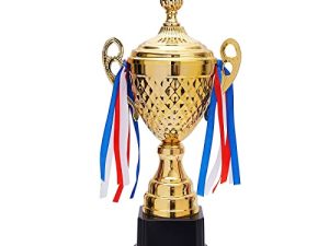 Juvale Large Gold Trophy Cup for Sports Tournaments
