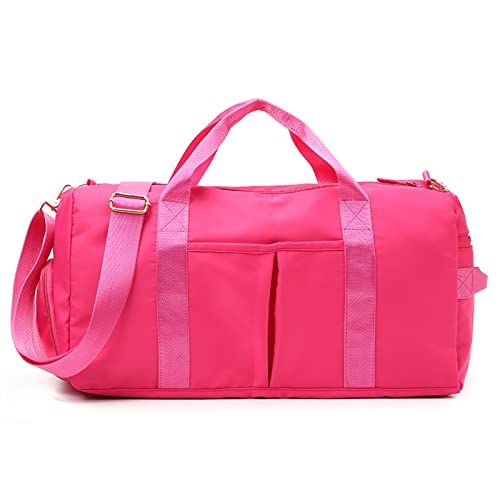 KARRESLY Sports Gym Bag for Women Travel Duffel Bag with Wet Pocket and Shoes Compartment for Training Swim Yoga(Red1) KARRESLY Sports Gym Bag for Women Travel Duffel Bag with Wet Pocket and Shoes Compartment for Training Swim Yoga(Red1)
