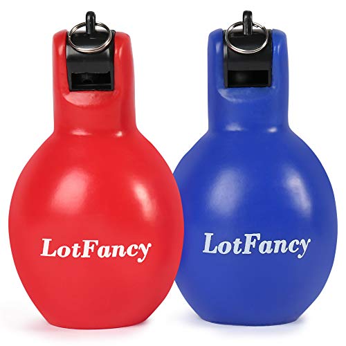 LotFancy 2 Pcs Hand Squeeze Whistles LotFancy 2 Pcs Hand Squeeze Whistles