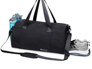 Sports Gym Bag with Wet Pocket & Shoe Compartment Fitness Workout Bag for Men and Women