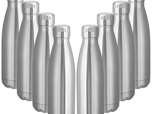 VEGOND 17oz Stainless Steel Water Bottles Bulk