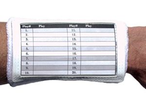 Unique Sports Football Playbook Band Wristcoach