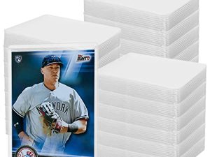 150Pcs Baseball Card Sleeves Hard Plastic 3 x 4 Inch Top Loader for Cards Protector Trading Card Hard Sleeve