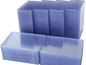 150Pcs Baseball Card Sleeves Hard Plastic 3 x 4 Inch Top Loader for Cards Protector Trading Card Hard Sleeve