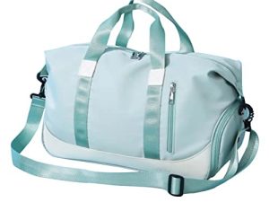 Travel Overnight Bags for Women with Shoe Compartment Sport Duffel Bag Lightweight Waterproof Weekender Gym Bag Wet Separated Workout Bag