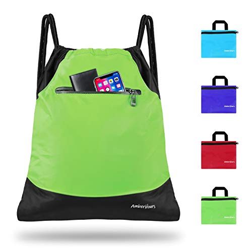 Elfhao Drawstring Backpack Men & Women Sports Gym Sackpack Waterproof Tote Bag Elfhao Drawstring Backpack Men & Women Sports Gym Sackpack Waterproof Tote Bag