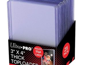 Ultra Pro 3" X 4" Action Packed 55PT Toploader 25ct