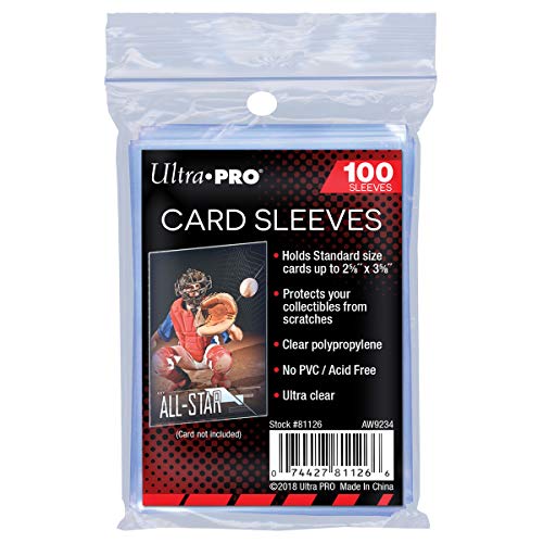 Ultra Pro Soft Card Sleeves 2-5/8" X 3-5/8" Ultra Pro Soft Card Sleeves 2-5/8" X 3-5/8"