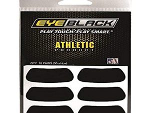 EyeBlack Black Athletic Eye Black Anti Glare Stickers