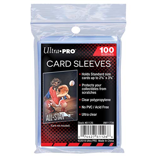 Ultra Pro 100 Pcs Soft Card Sleeves Ultra Pro 100 Pcs Soft Card Sleeves