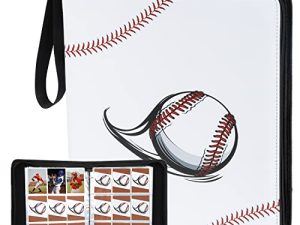 900 Cards 9 Pocket Baseball Card Binder Sleeves for Trading Cards