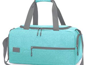 MarsBro Water Resistant Sports Gym Travel Weekender Duffel Bag with Shoe Compartment