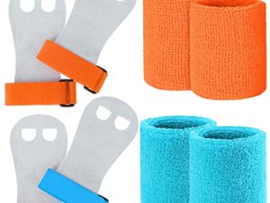 2 Gymnastics Grips Wristbands Sets for Girls Kids Youth