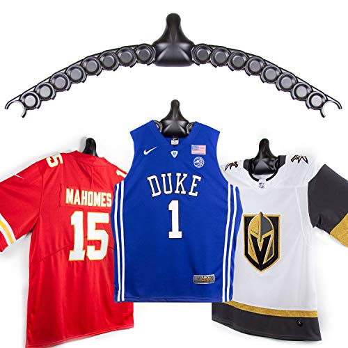 ChalkTalkSPORTS JerseyGenius | The Ultimate Display for All Jerseys | Shapes to Fit Any Sports Jersey | Versatile Hanger and Wall Display ChalkTalkSPORTS JerseyGenius | The Ultimate Display for All Jerseys | Shapes to Fit Any Sports Jersey | Versatile Hanger and Wall Display