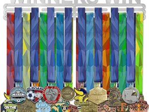 iachieve Medal Hanger Display Rack Frame – Stainless Steel Medal Holder for Sports
