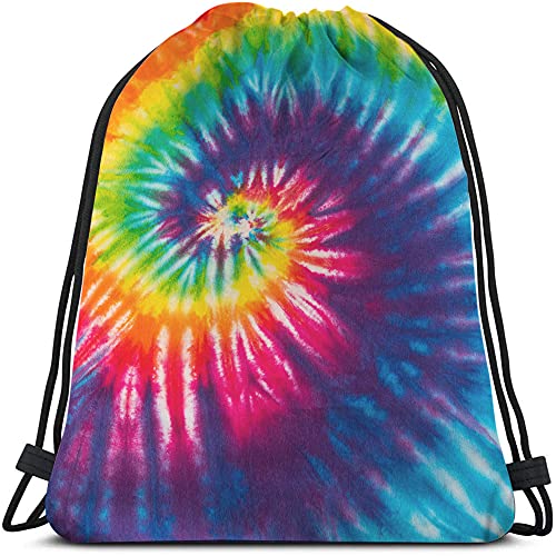 Beabes Tie Dye Drawstring Bags Backpack Bag Colorful Psychedelic Rainbow Colorful Abstract Pattern Art Design Sport Gym Sack Drawstring Bag String Bag Yoga Bag for Men Women Boys Girls Beabes Tie Dye Drawstring Bags Backpack Bag Colorful Psychedelic Rainbow Colorful Abstract Pattern Art Design Sport Gym Sack Drawstring Bag String Bag Yoga Bag for Men Women Boys Girls