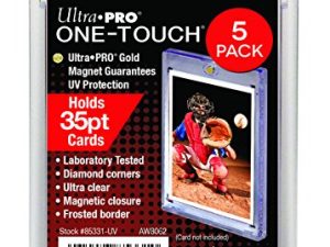 Ultra Pro 35-Point ONE-Touch Magnetic Trading Card Holder (Pack of 5)