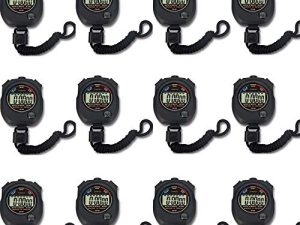 12 Pack Multi-Function Electronic Digital Sport Stopwatch Timer