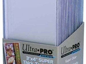 2 Ultra Pro 75pt Top Loader Packs 25ct (50 Total Toploaders) 81347-75 Pt for Thick Cards
