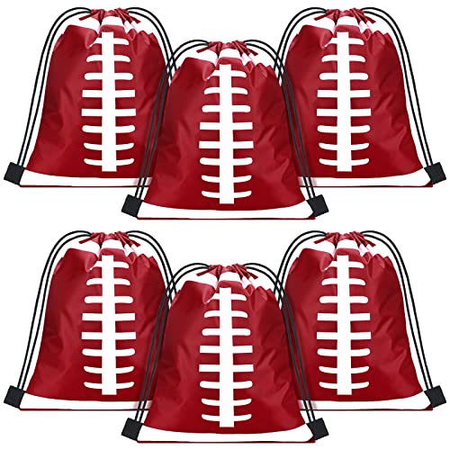 6 Pieces 17.2 Inch Soccer Softball Baseball Drawstring Bag Sports Gym Football Softball Soccer Baseball Drawstring Backpack Sack Bag for Men Women Sport Travel Gym Class(Football Style) 6 Pieces 17.2 Inch Soccer Softball Baseball Drawstring Bag Sports Gym Football Softball Soccer Baseball Drawstring Backpack Sack Bag for Men Women Sport Travel Gym Class(Football Style)