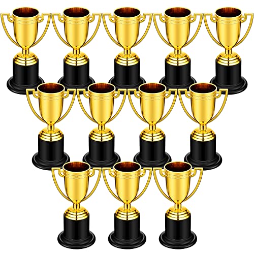 48 Pack Gold Trophy Cup 3.86 Inch Trophy Award Golden Mini Trophies Participation Trophy Trophies for Kids Plastic Trophy for School Sports Competition Tournament Soccer Football Golf Party Favors 48 Pack Gold Trophy Cup 3.86 Inch Trophy Award Golden Mini Trophies Participation Trophy Trophies for Kids Plastic Trophy for School Sports Competition Tournament Soccer Football Golf Party Favors
