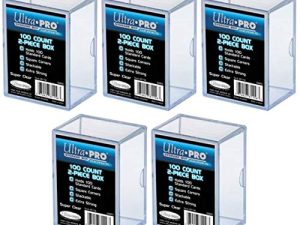 Ultra Pro Pack of 5 - 100 Count 2 Piece Storage Box