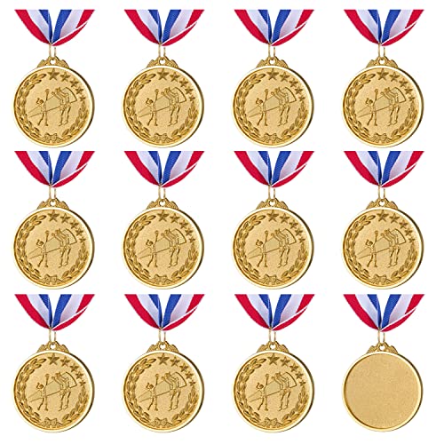 Abaokai 12 Pieces Gold Award Medals for Kid’s Sports Volleyball Games Abaokai 12 Pieces Gold Award Medals for Kid’s Sports Volleyball Games
