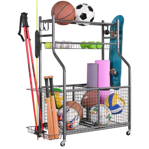 Mythinglogic Sports Equipment Garage Organizer Mythinglogic Sports Equipment Garage Organizer