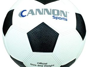 Cannon Sports Black & White Soccer Ball for Games